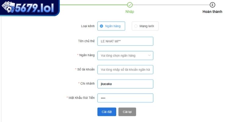 Các phương thức nạp tiền 5679 được hỗ trợ hiện nay
